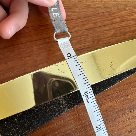 Club Monaco black and gold waist belt - Picture 7 of 7